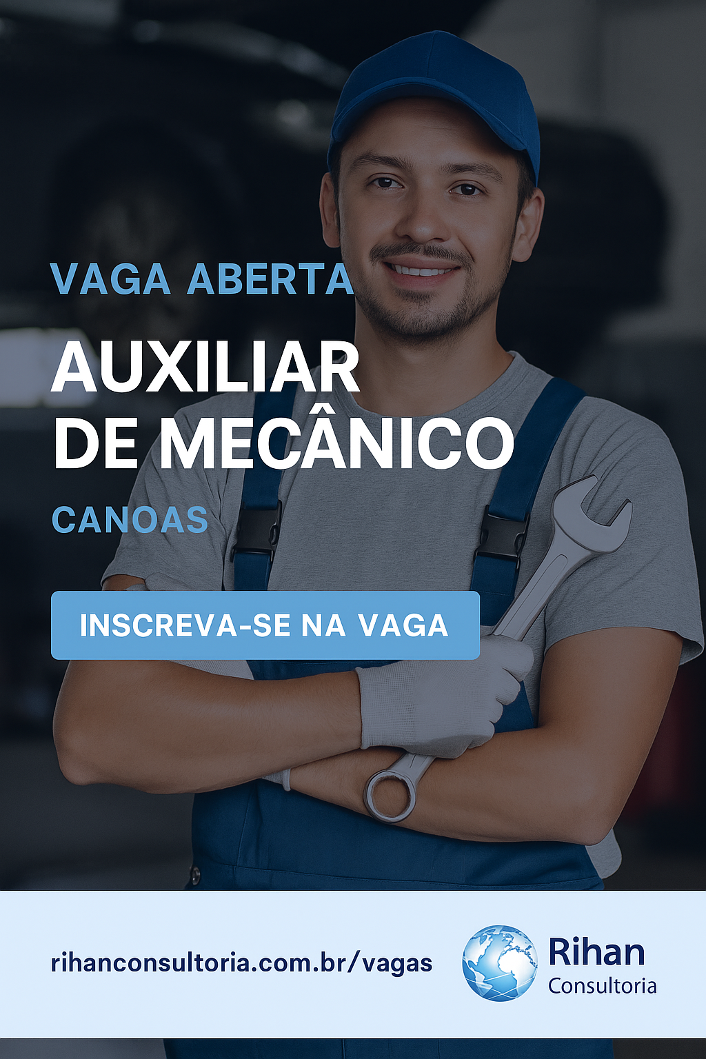 AUXILIAR DE MECANICO AUTOMOTIVO | Rihan Consultoria